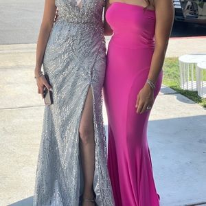 X Revolve strapless Fishtail Gown